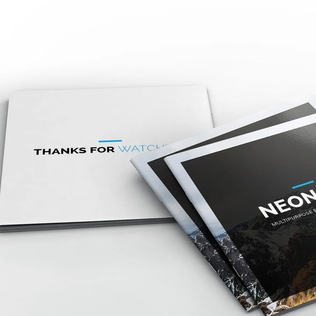 Mini brochures or leaflets
