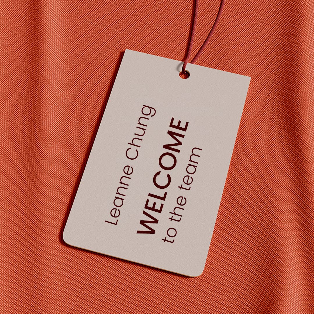 Custom logo tags with optional space to personalise your gift