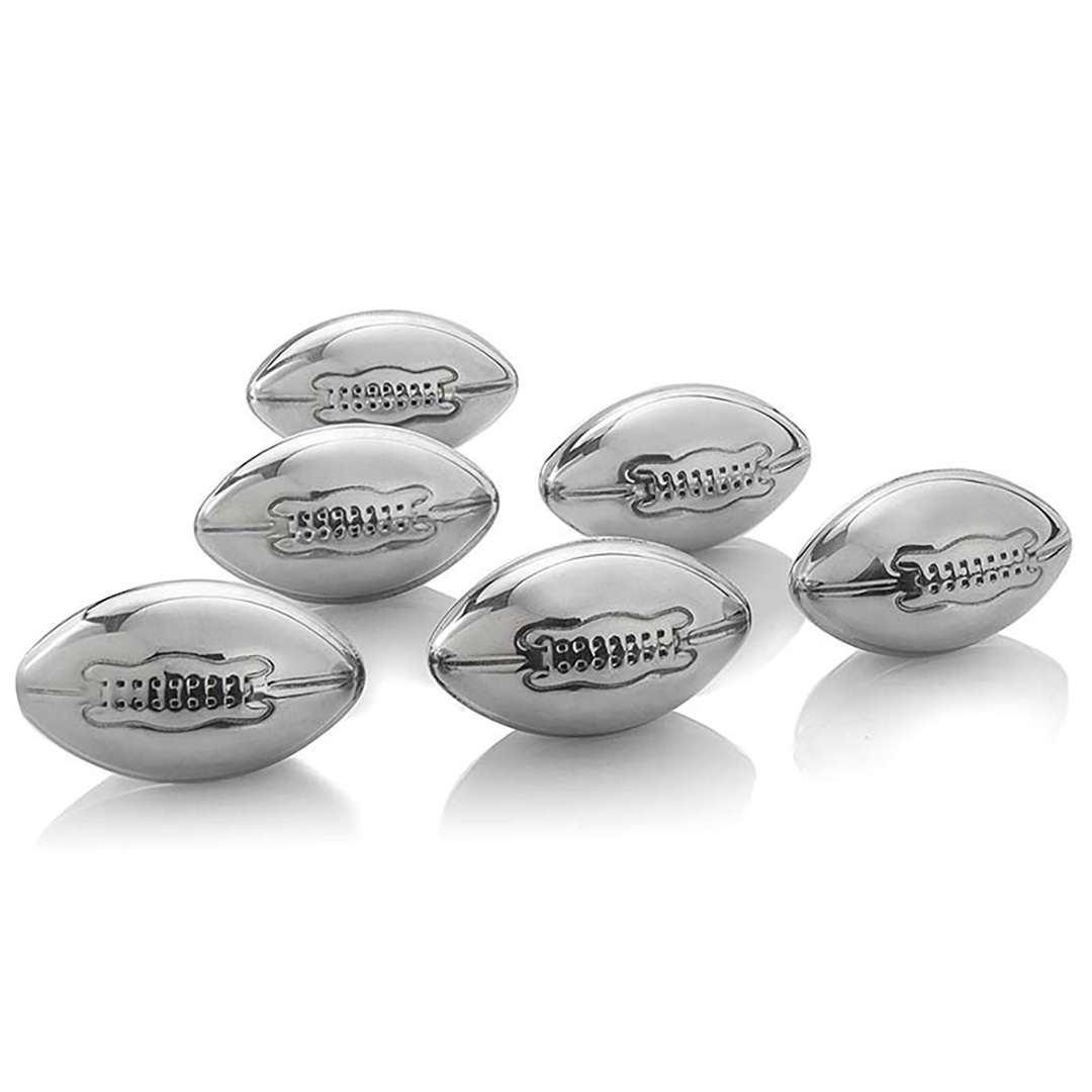 Stainless Steel Ice Cube (Rugby) Set