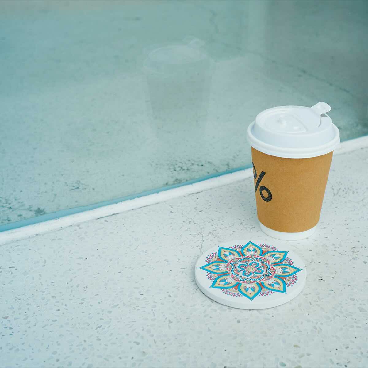 Diatomite Drinking Coaster