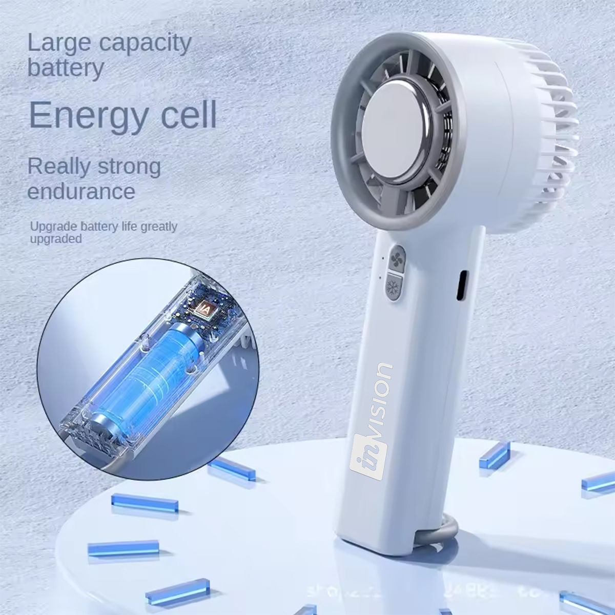 Ice Chilled Handheld Fan