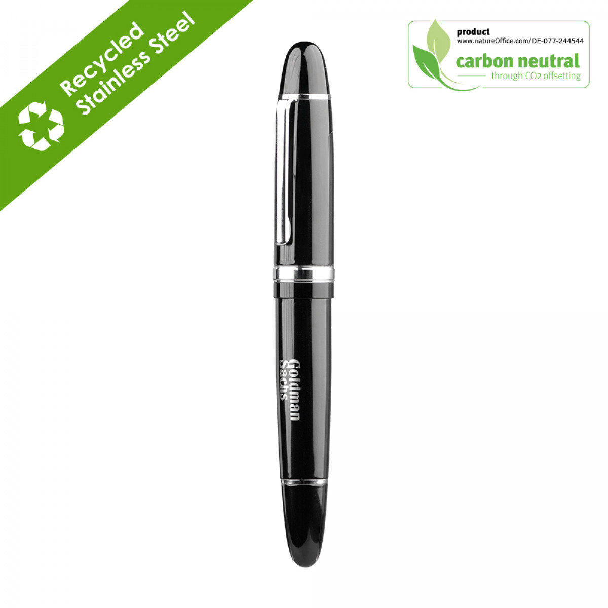 Big Recycled Stainless Steel Ballpen