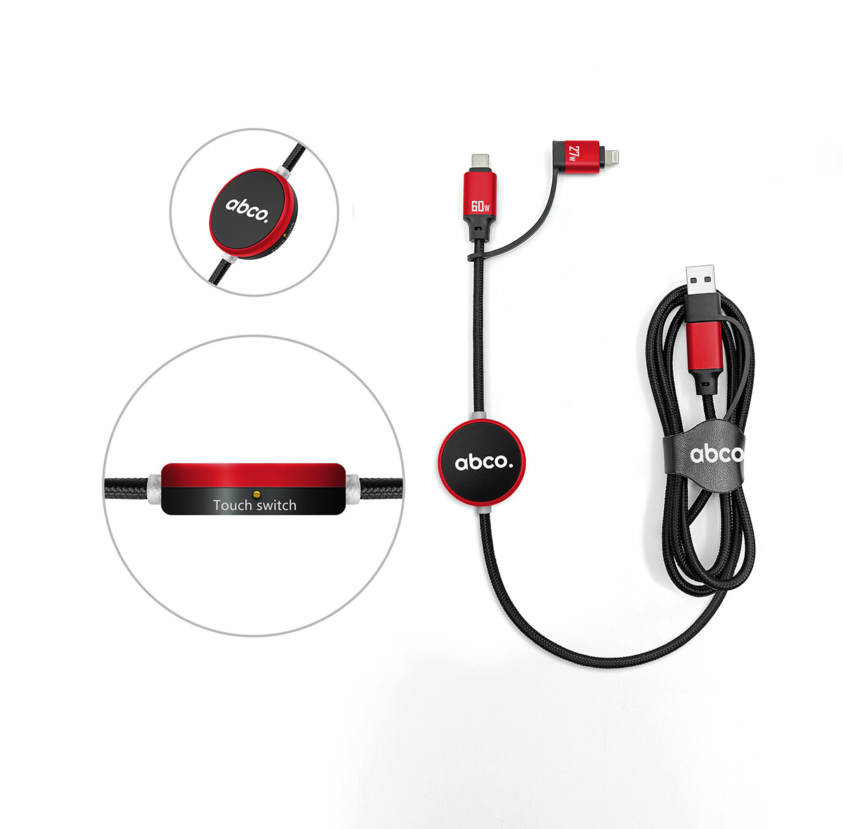 4 in 1 Switch Light Fast Charging Data Cable