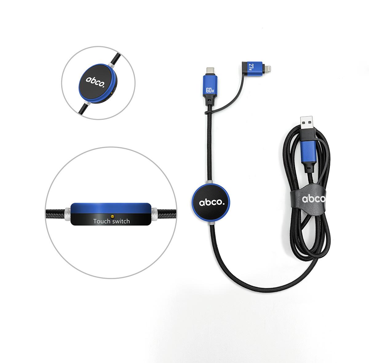 4 in 1 Switch Light Fast Charging Data Cable