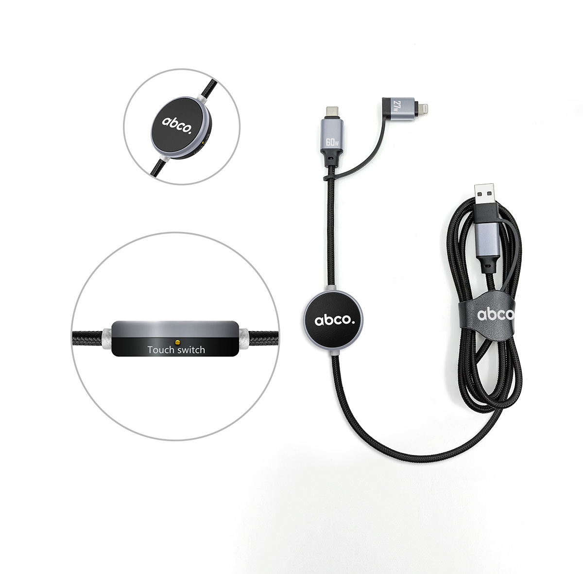 4 in 1 Switch Light Fast Charging Data Cable