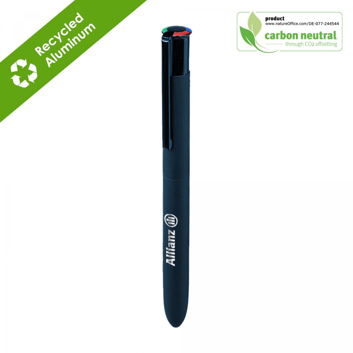 Recycled Aluminium 4-Colour Ballpen