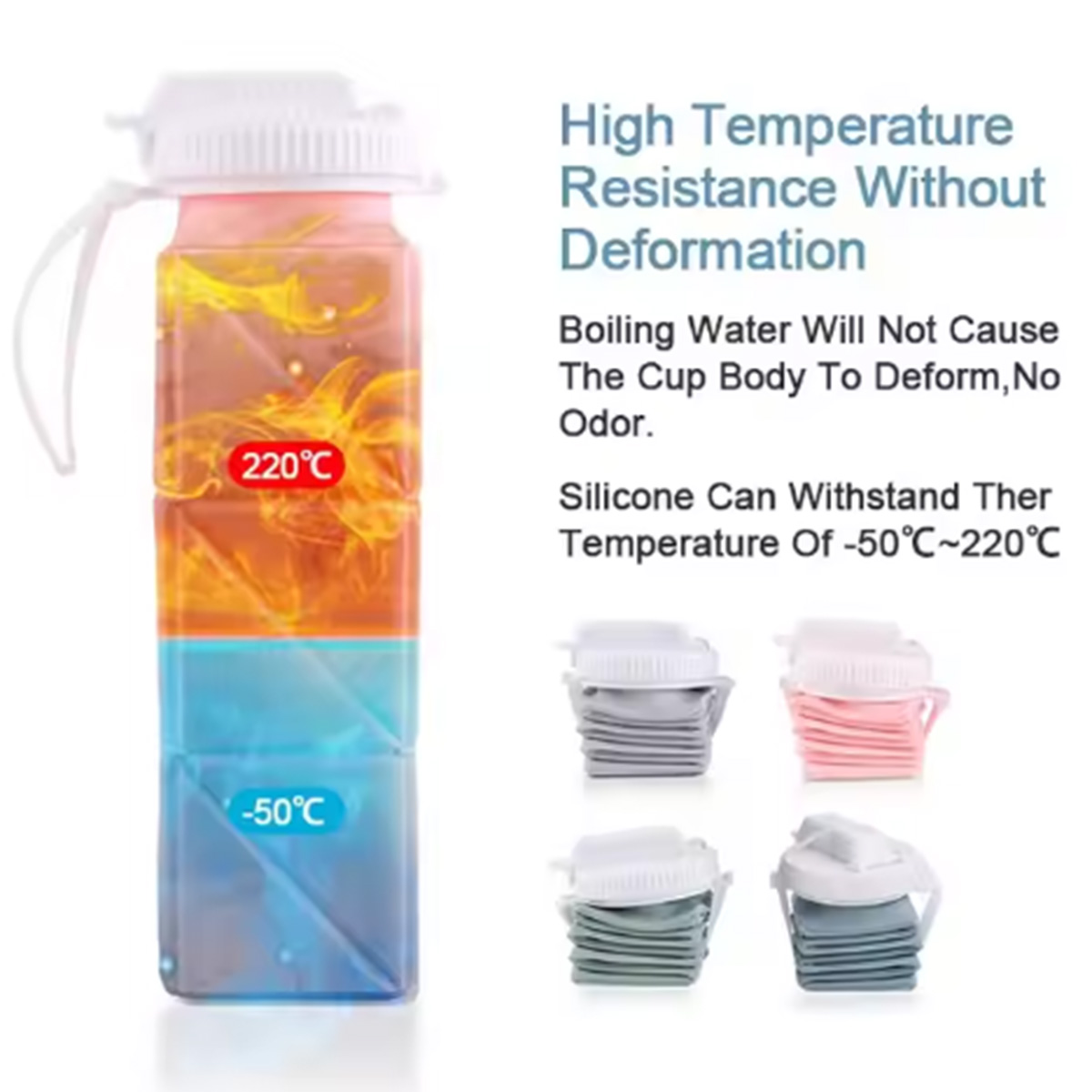 Foldable Silicone Water Bottle