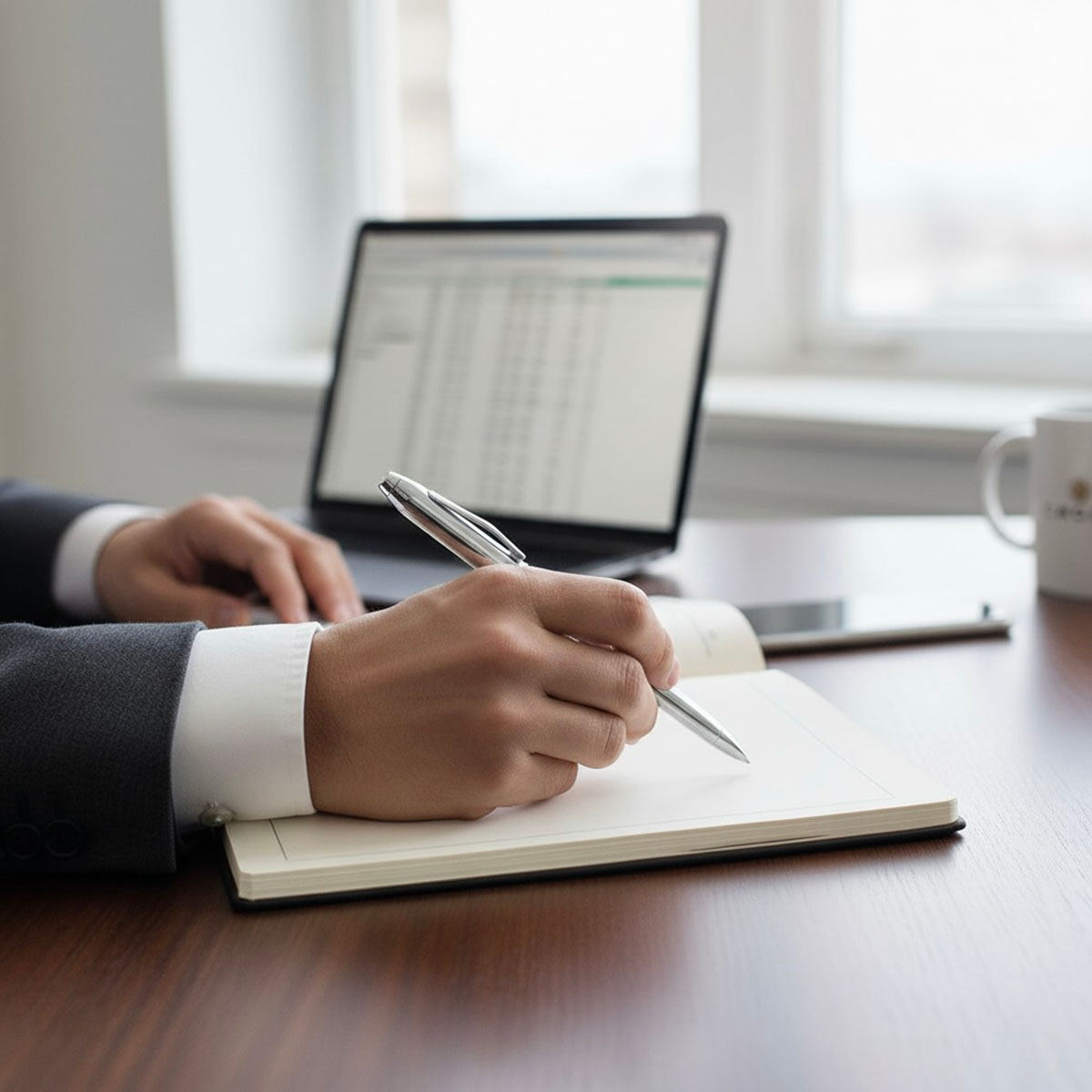 Cross Townsend Lustrous Chrome筆