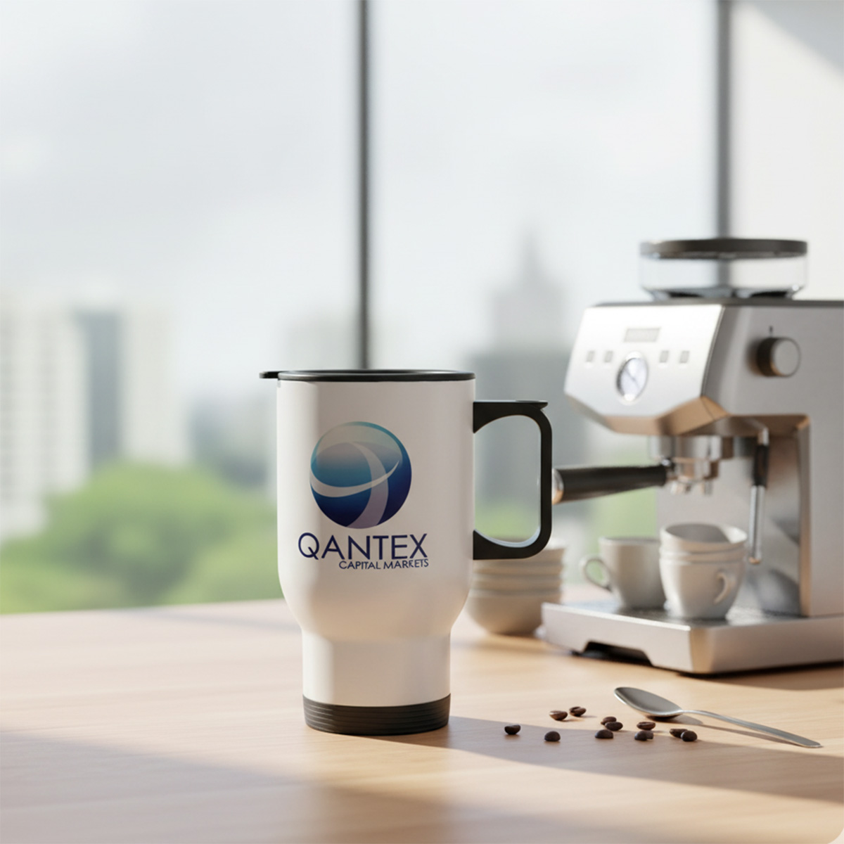 14盎司帶手柄不鏽鋼杯