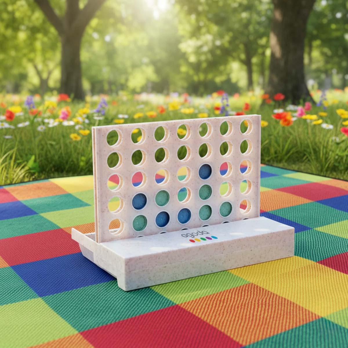 Wheat Straw 4 in a Row Game