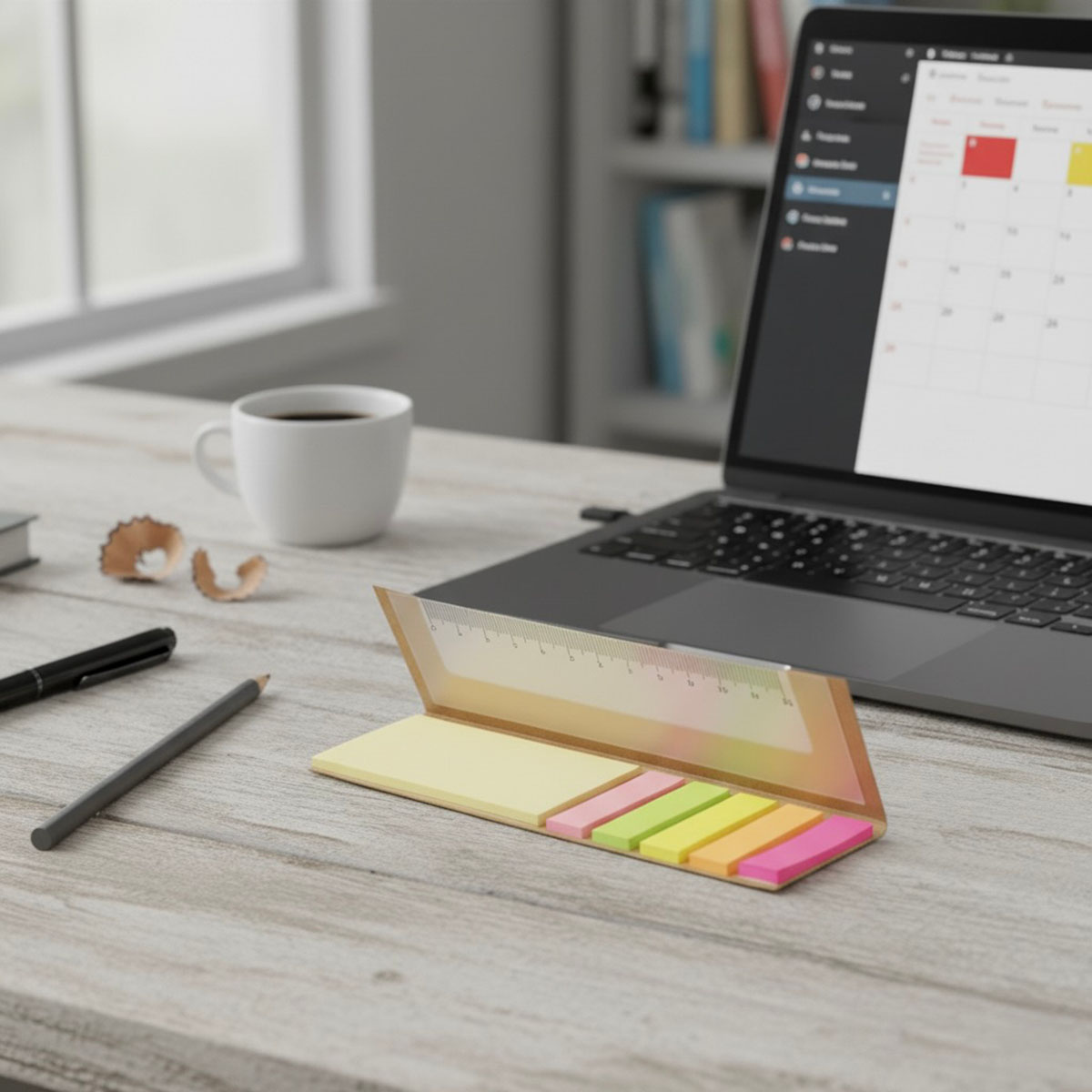 Sticky Notes with Ruler