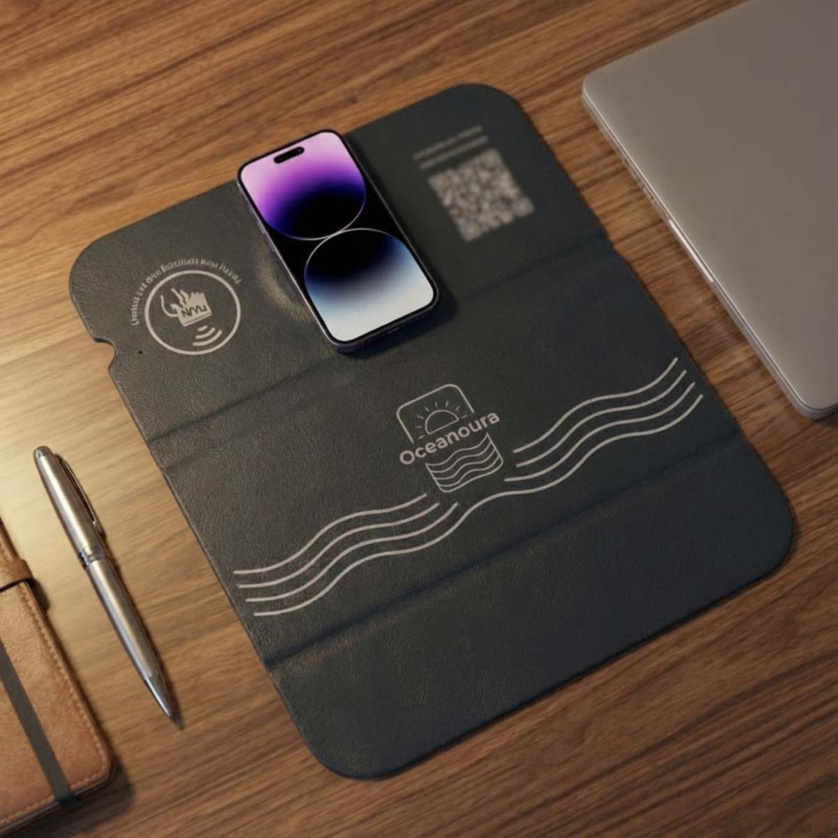 SmartTap Magnetic Wireless Folding Mouse Pad