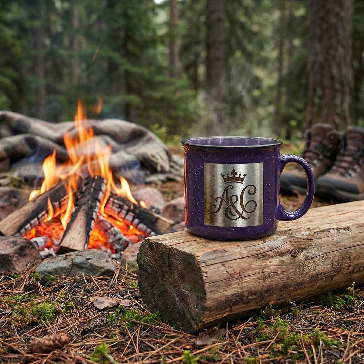 Retro Campfire Ceramic Mug