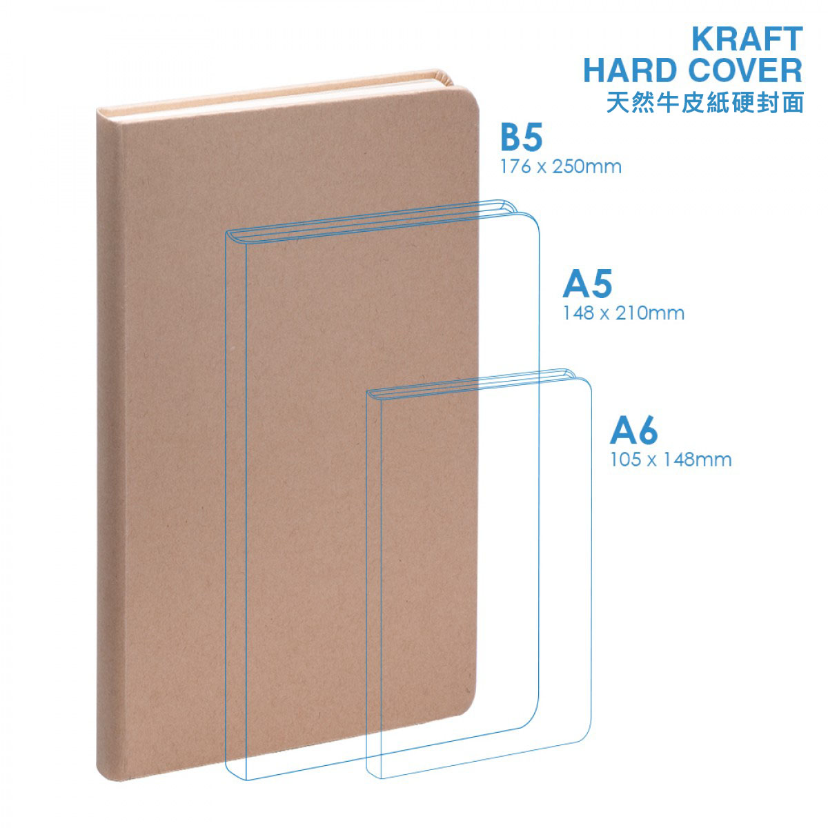 Eco B5 Hard Cover Notebook